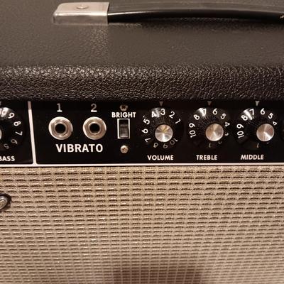 FENDER SUPER REVERB-AMP AB763 WITH COVER **PLZ READ DESCRIPTION"