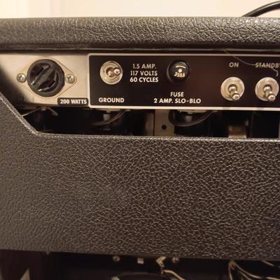 FENDER SUPER REVERB-AMP AB763 WITH COVER **PLZ READ DESCRIPTION"