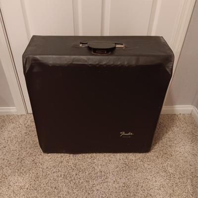 FENDER SUPER REVERB-AMP AB763 WITH COVER **PLZ READ DESCRIPTION"