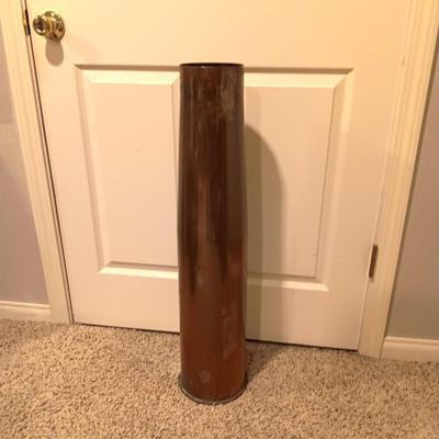 ALL BRASS HUGE M30 ARTILLERY SHELL 33" TALL 7.1/2" WIDE