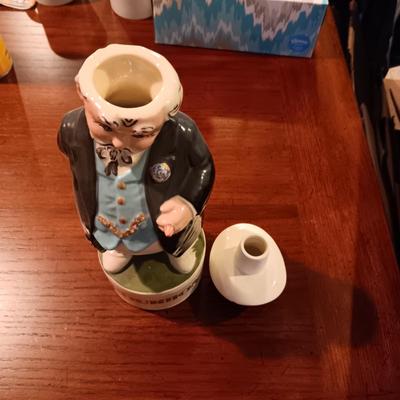 2 CERAMIC ALBERTA'S LIQUOR DECANTERS