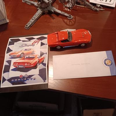 2003 CORVETTE 50TH ANNIVERSARY LIMITED EDITION AND 1969 CORVETTE DIE-CAST MODELS