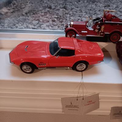 2003 CORVETTE 50TH ANNIVERSARY LIMITED EDITION AND 1969 CORVETTE DIE-CAST MODELS