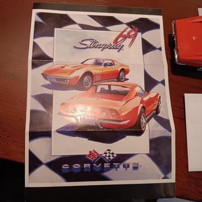 2003 CORVETTE 50TH ANNIVERSARY LIMITED EDITION AND 1969 CORVETTE DIE-CAST MODELS