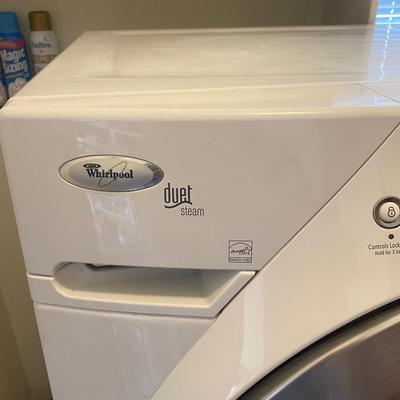 WHIRLPOOL DUET STEAM WASHING MACHINE AND PEDESTAL DRAWER