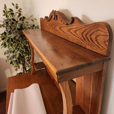 Antique Oak Sideboard Buffet 42x21x68