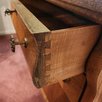 Antique Oak Sideboard Buffet 42x21x68