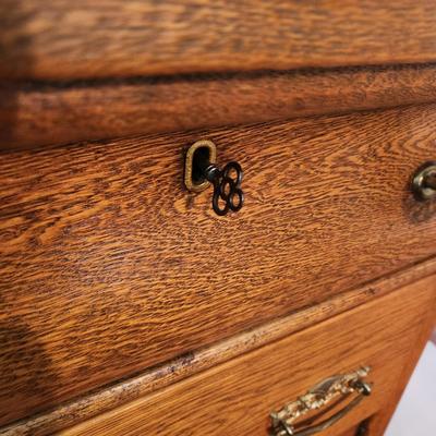 Antique Oak Sideboard Buffet 42x21x68