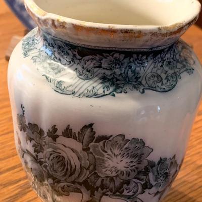 Early Flow Blue Porcelain Lot
