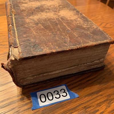 c.1832 Life of Jesus Christ Leather Bound Rev. John Fleetwood
