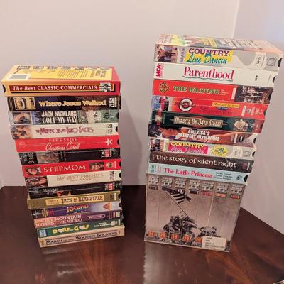 Assortment Of VHS Tapes