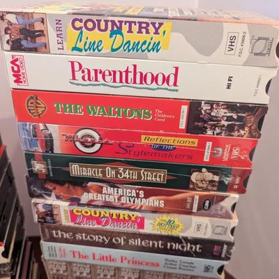Assortment Of VHS Tapes