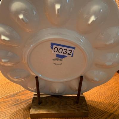 11” Johnson Brothers Ruthin Castle Deviled Eggs Plate