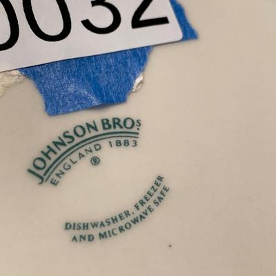 11” Johnson Brothers Ruthin Castle Deviled Eggs Plate