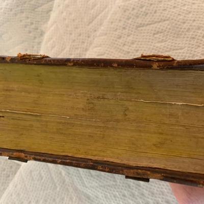 Early German Leather Bound Book