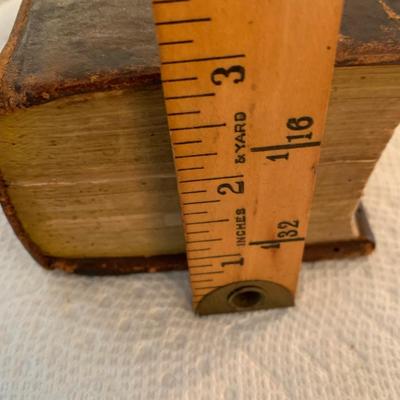 Early German Leather Bound Book
