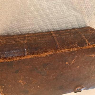 Early German Leather Bound Book
