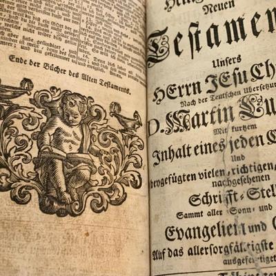 Early German Leather Bound Book