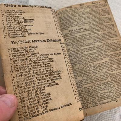 Early German Leather Bound Book