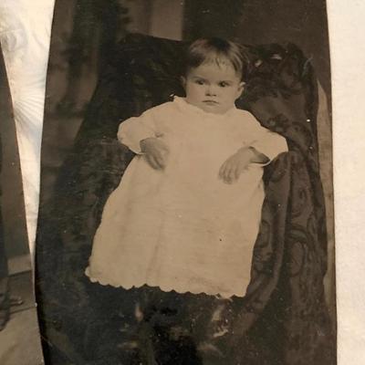Antique Tin Type Photos Lot