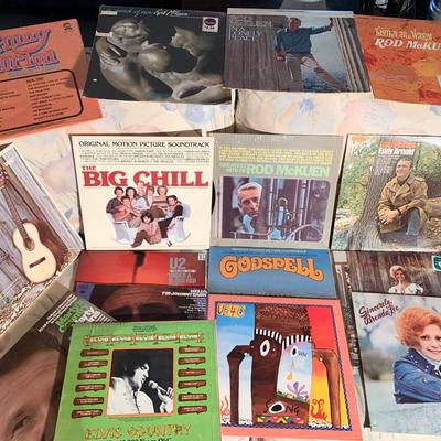 Vintage Record Albums Lot Country Soundtrack Musical Lot 21