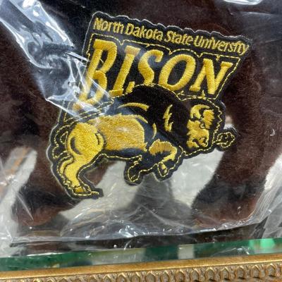 NDSU Bison Bank and Embroidered Patch