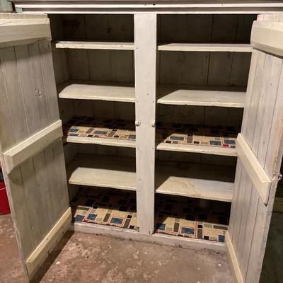 Vintage painted cabinet