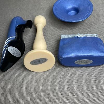 Classic Couture “Lady Allegra” Shoe, Hat w/stand, Purse