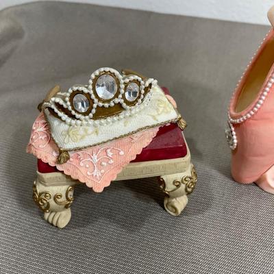 Classic Couture “Princess Arabella” Ballet Shoe, Crown, Purse