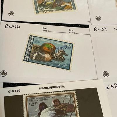 10 Duck stamps some with signatures