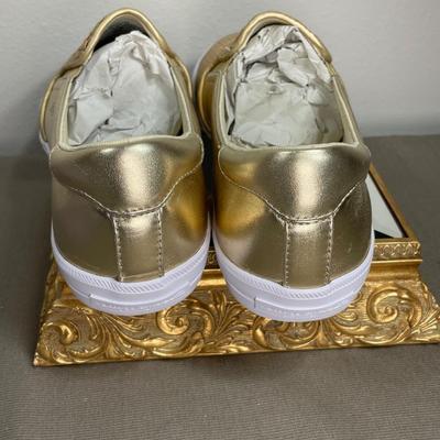 Easy Spirit Gold Metallic Sneakers NEW! 11W