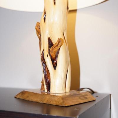 NATURAL DRIFTWOOD TABLE LAMP