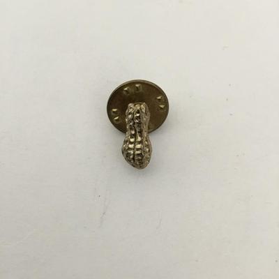 Vintage, gold, toned, peanut pin