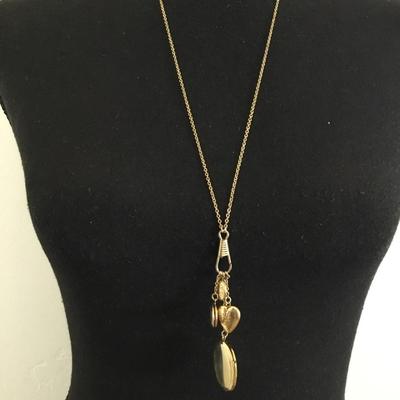 Vintage 1928 Multi Locket necklace