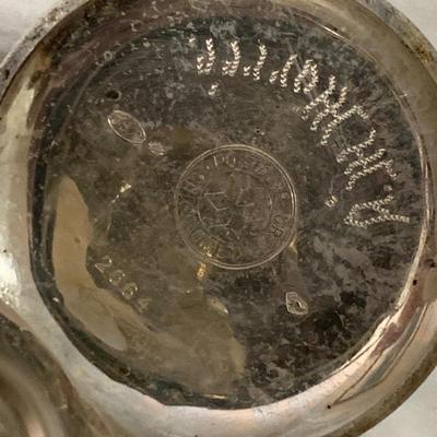 Vintage Post & Spoor Silver Pocketwatch Hallmarked
