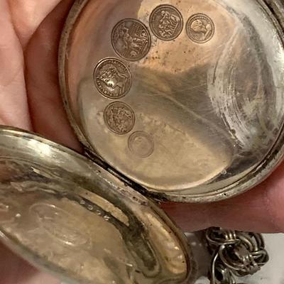 Vintage Post & Spoor Silver Pocketwatch Hallmarked