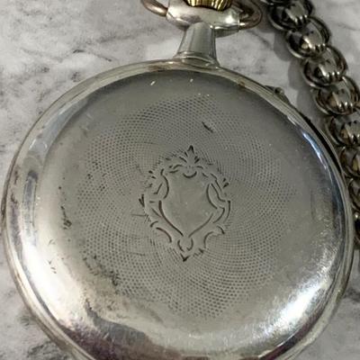 Vintage Post & Spoor Silver Pocketwatch Hallmarked