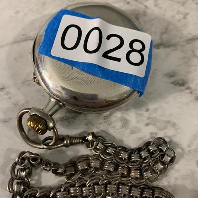 Vintage Post & Spoor Silver Pocketwatch Hallmarked