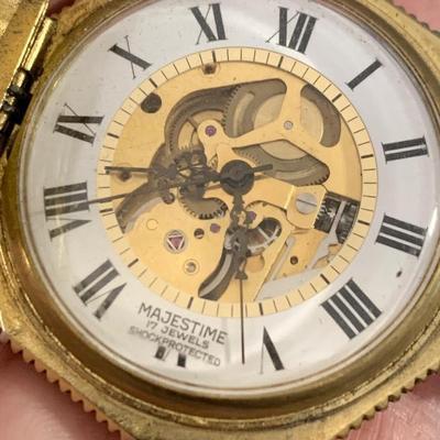 Majestime Railroadmans Pocketwatch & Fob