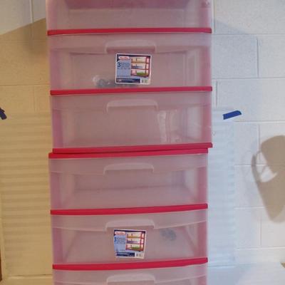 Pair Of Sterilize 3 Drawer Carts 15 1/4 x 21 7/8" 25 5/8" Choice F