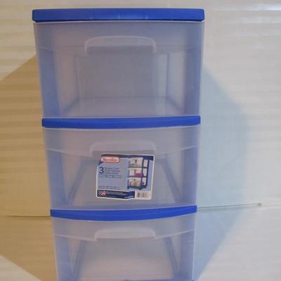 Sterilize 3 Drawer Cart 14 1/2" x 12 1/8" x 25 5/8" Choice A
