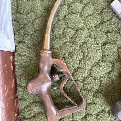 Vintage gas pump nozzles