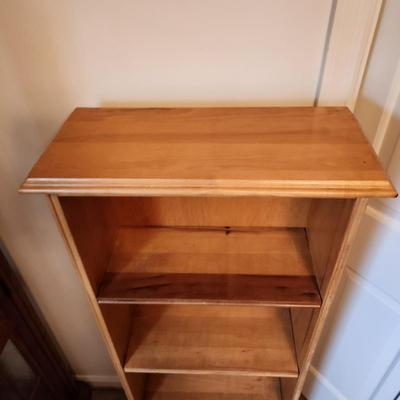 Solid Wood Tall Bookshelf 19x9x50