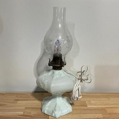 Vintage Milk Glass Lamp