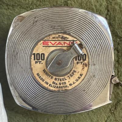 Wrenches, and 100 foot tape measure