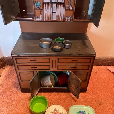 Vintage kitchen playset