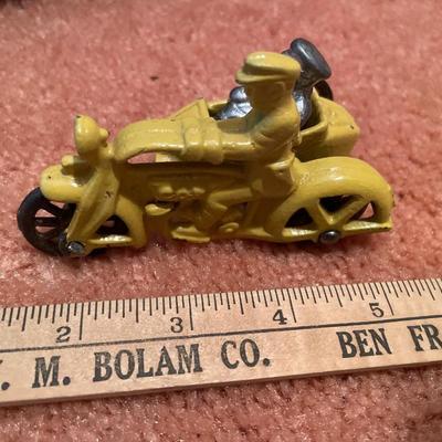 Vintage toy motorcycle