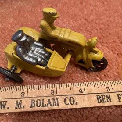 Vintage toy motorcycle