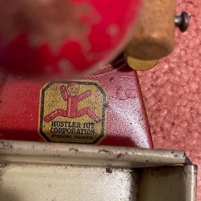 Vintage Hustler toy pull bike