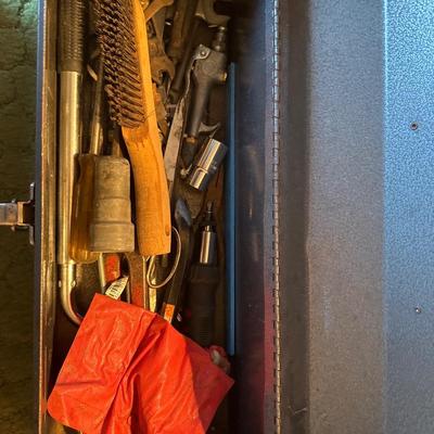 Vintage Homak toolbox with tools